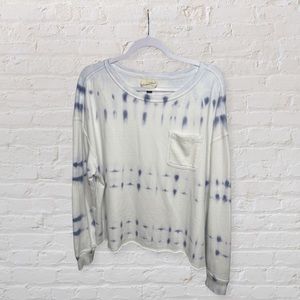 Universal Threads Crew Neck Sweater Lightweight XXL White Blue